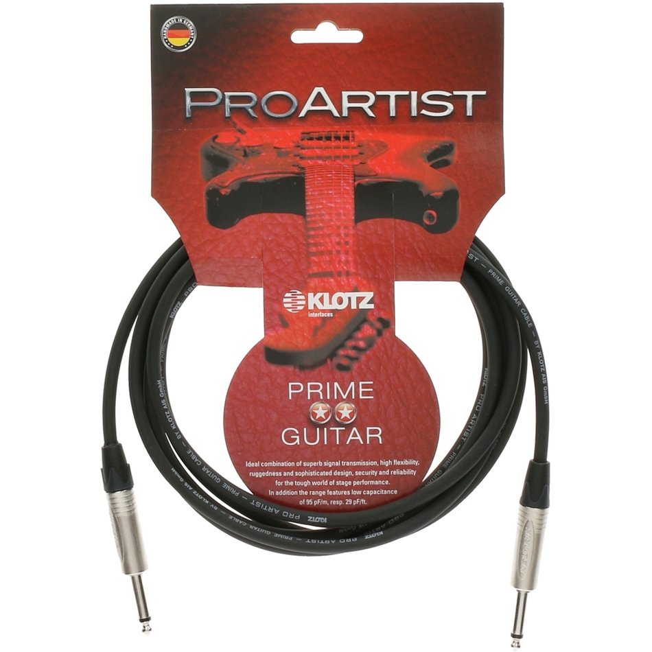 Klotz PRON060PP - Pro Artist guitar cable, 6 m