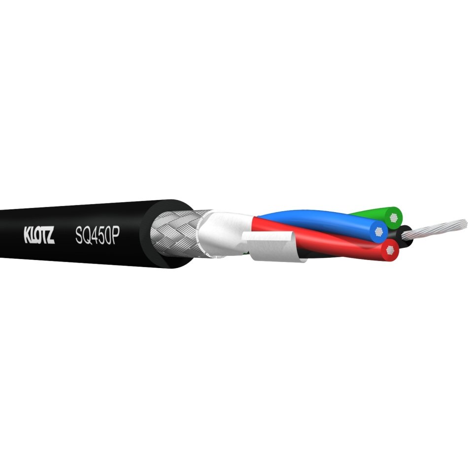 Klotz SQ450P - SQ450P Star Quad patch-, and microphone cable, custom length per metre