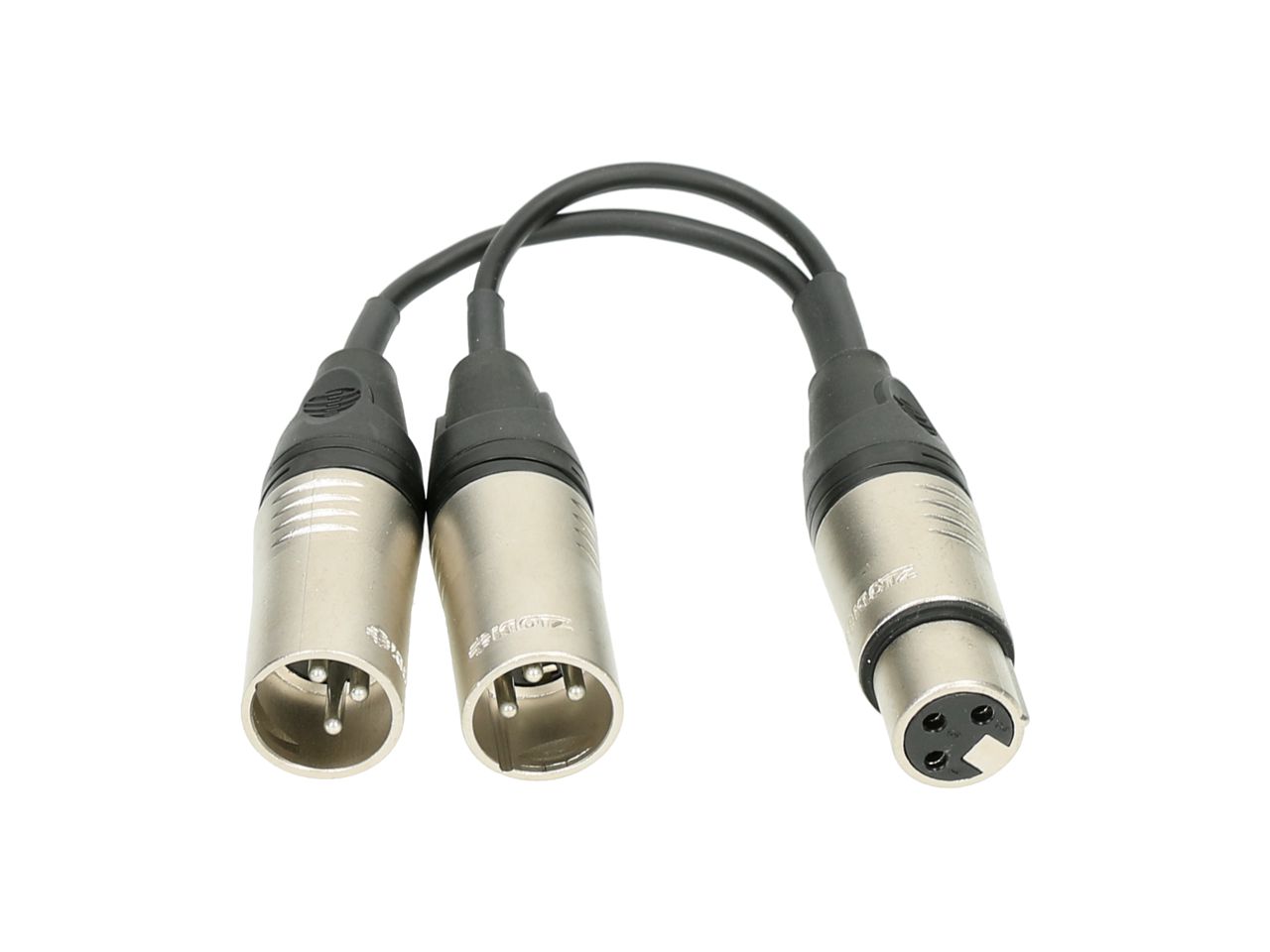 Klotz XLR-YSPLIT - Y adapter cable, XLRF-2xXLRM, 0,2 m