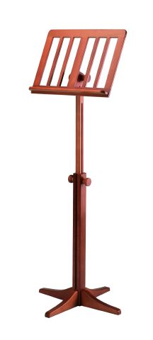 König & Meyer 116/1 - music stand, wooden elegáns, négylábú, cseresznye lacquered