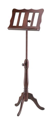 König & Meyer 117 - music stand, wooden barokk stílusú, dió lacquered