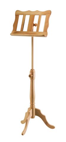 König & Meyer 117 - music stand, wooden barokk stílusú, bükk lacquered