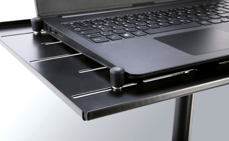 König & Meyer 12185 - laptop állvány univerzális, könnyen szállítható, fekete - 3. kép