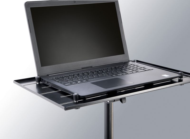 König & Meyer 12185 - laptop állvány univerzális, könnyen szállítható, fekete - 4. kép