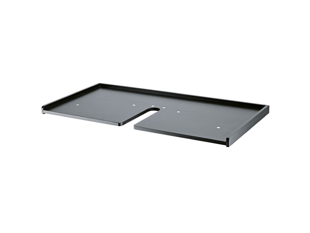 König & Meyer 12337 - karmesteri music stand shelf, 700 x 350 mm, black bükk, a 12330 and a 12331 alapegységekhez