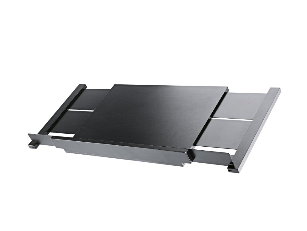 König & Meyer 12338 - karmesteri "Orchestra" music stand szélesre openable pult, 575 (870) x 360 mm, black bükk, a 12330 and a 12331 alapegységekhez