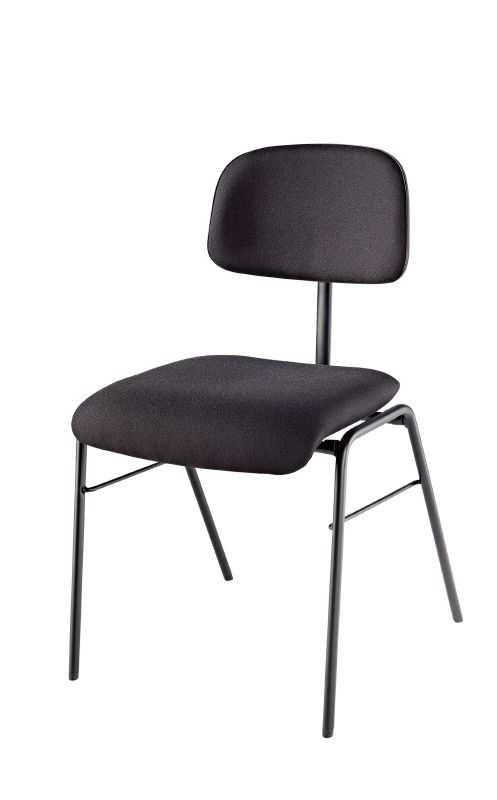 König & Meyer 13430 - zenekari chair / bench "Orchestra" egymásra rakható, flame-retardant párnázott ülőlappal and háttámlával, black