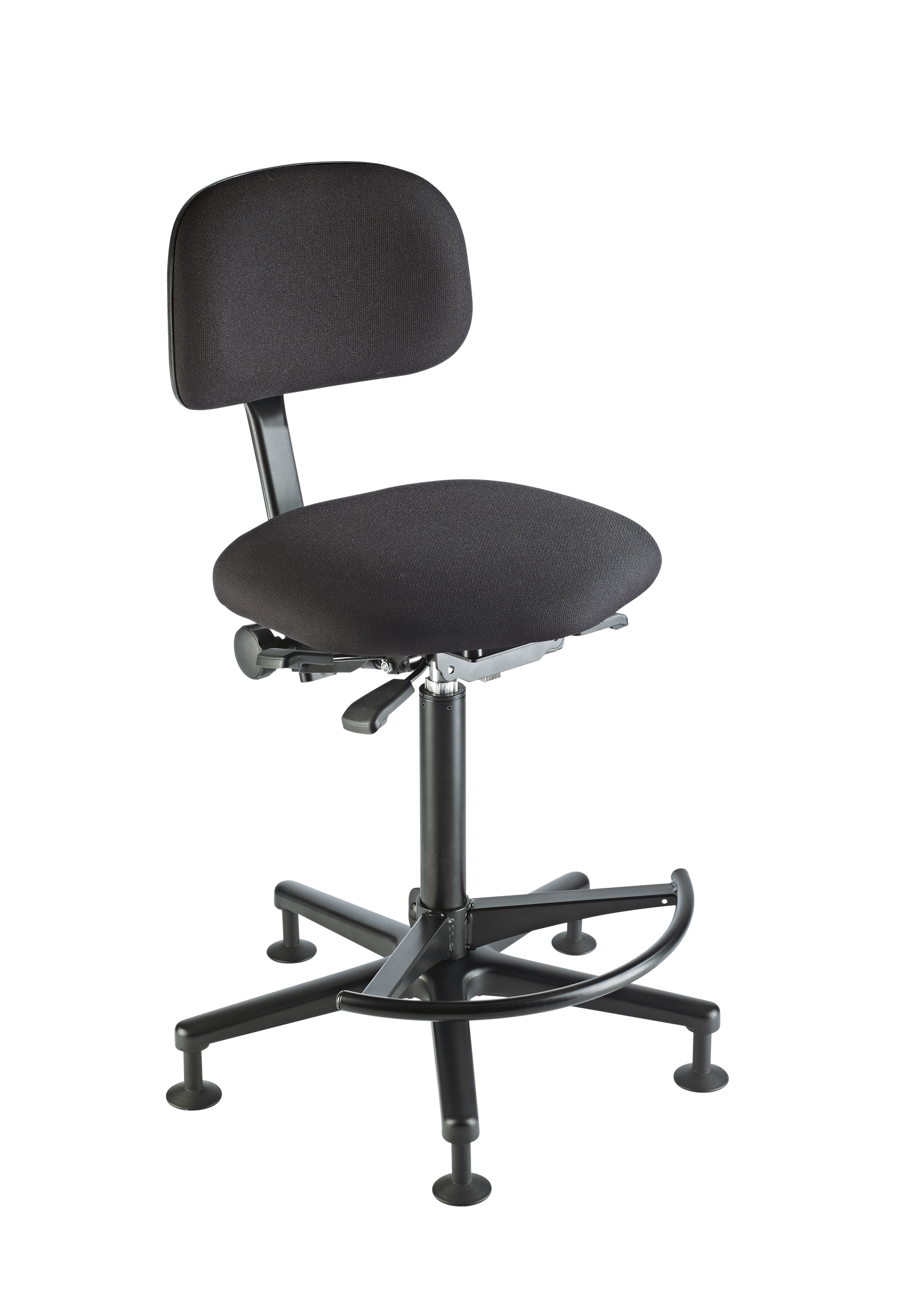 König & Meyer 13460 - zenekari chair / bench bőgős chair / bench, flame-retardant, légrugóval, black.