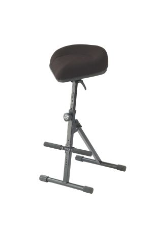 König & Meyer 14046 - chair / bench légrugóval adjustable height, lábtartóval, bármilyen for instrument, black fabric