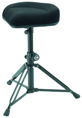 König & Meyer 14056 - Nick drum throne biciklinyereg formájú, fabric borítású, black