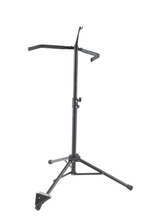 König & Meyer 141 - nagybőgőállvány rubber bevonatú karral, black