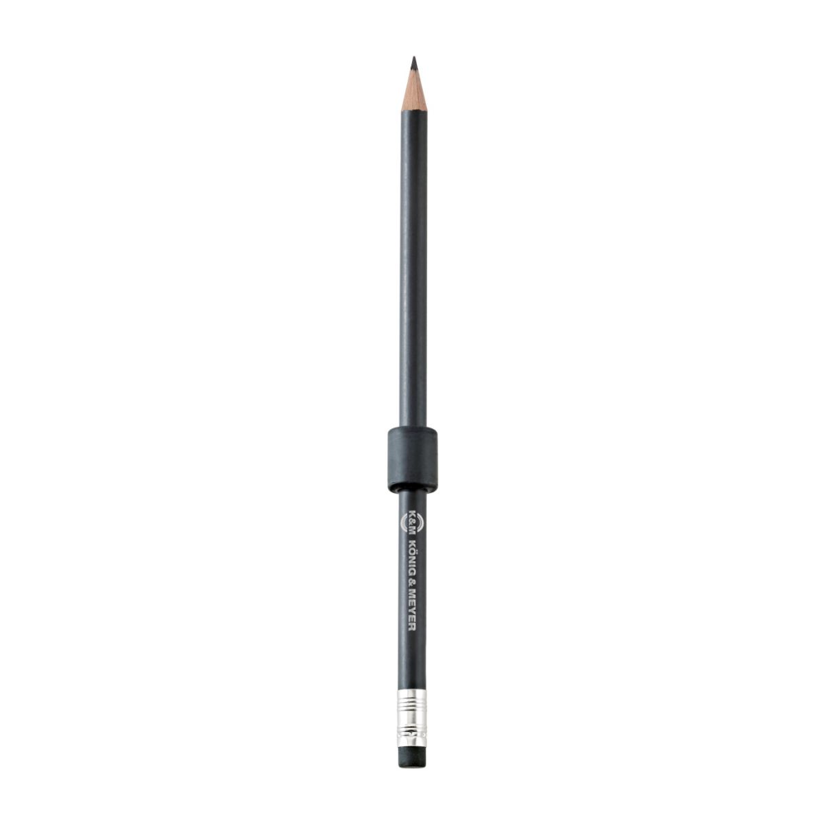 König & Meyer 16099 - ceruzatartó magnet, black colored ceruzával – 6-7,5 mm átmérőig