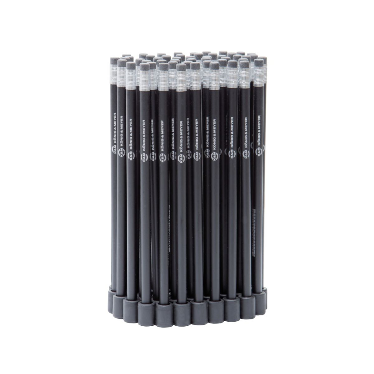 König & Meyer 16099 - ceruzatartó magnet, black colored ceruzával – 6-7,5 mm átmérőig, 50-piece kit