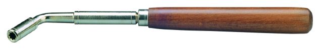 König & Meyer 166 - zongorahangoló kulcs 8,5 mm, csillagfejű, wooden nyéllel, nikkel