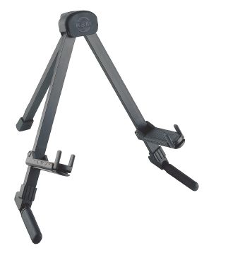 König & Meyer 17550 - Memphis Travel guitar stand aluminium, adjustable karokkal, black