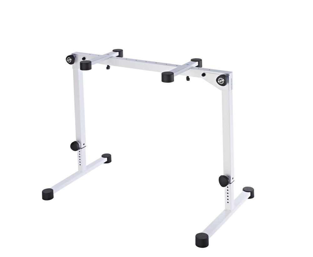 König & Meyer 18820 - Omega PRO keyboard stand folding, easily szállítható, adjustable height, stable, white