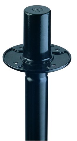 König & Meyer 19656 - hangfalhüvely 35 mm diameter for stand, black cink öntvény