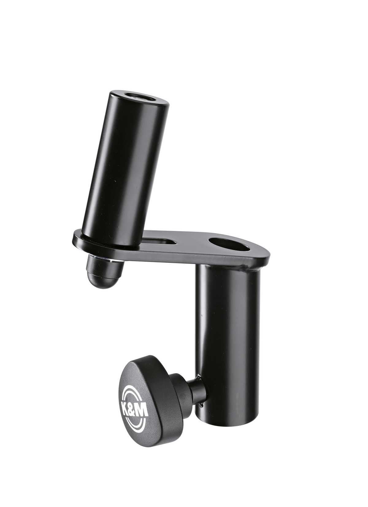 König & Meyer 19671 - speaker adapter döntött, 35 mm diameter for stand, 15 fok dőléssel, black