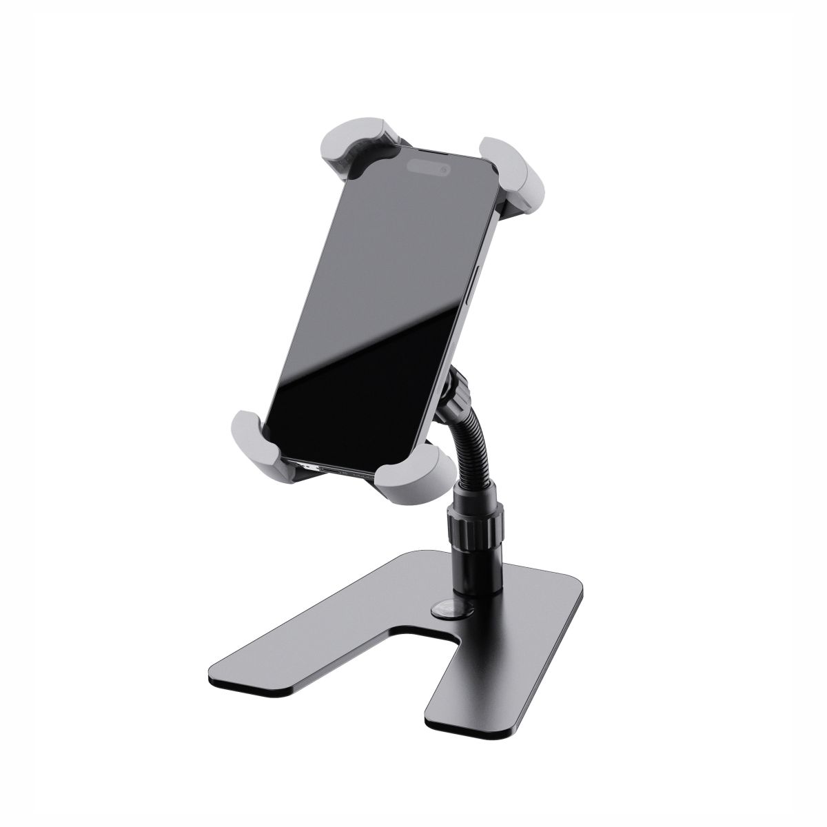 König & Meyer 19756 - univerzális okostelefon tartó - asztali állvánnyal, fekete - 2. kép