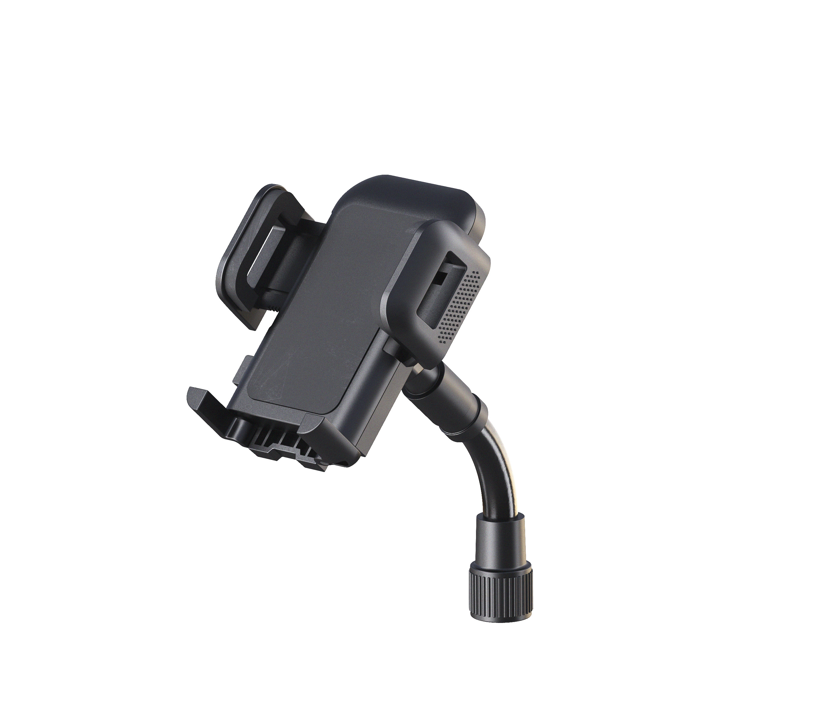 König & Meyer 19762 - universal okostelefon holder / bracket 3/8''-os with screw on stand mountable, black