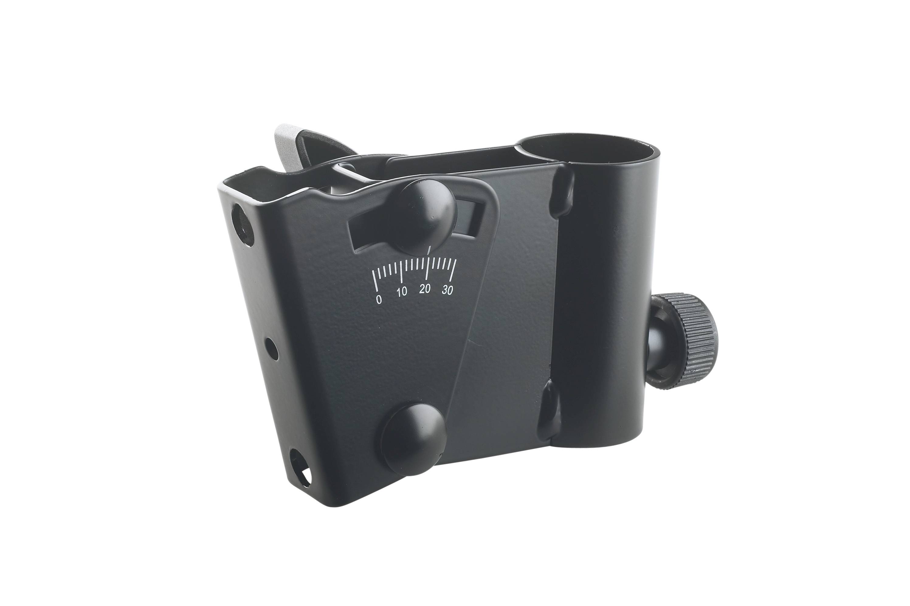König & Meyer 19780 - speaker adapter 30 fokban tiltable 36 mm diameter for stand, black