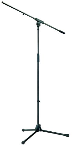 König & Meyer 210/6 - microphone stand egyrészes long with boom arm, black