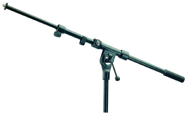 König & Meyer 211/1 - boom arm 2-piece, „T” szorítócsavarral, black