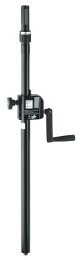 König & Meyer 21340 - stand pole (szatellit) - RingLock / M20 végekkel, hossza hajtókarral 902-1520 mm-ig adjustable, black