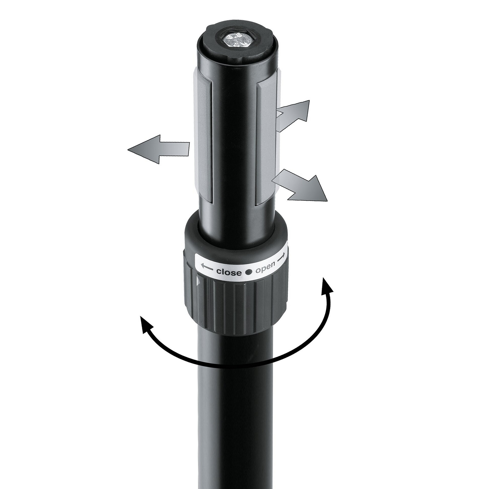 König & Meyer 21441 - speaker adapter Ringlock end, 35 mm for stands, black