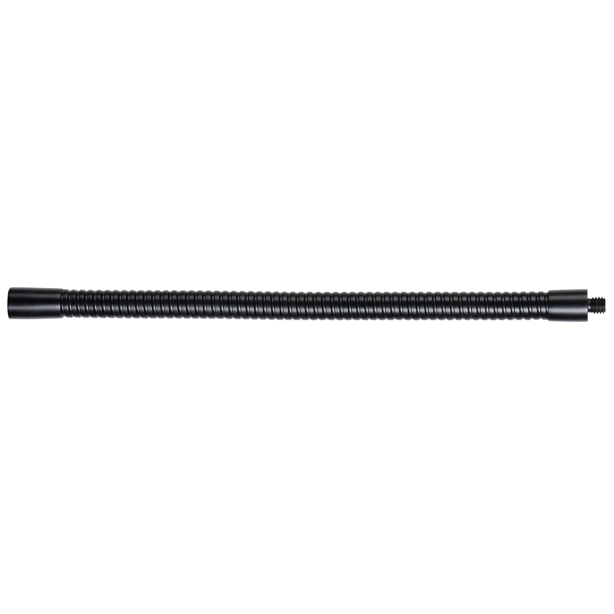 König & Meyer 22270 - gooseneck (GOOSENECK) 3/8'' external-internal menettel, 15x300 mm, black