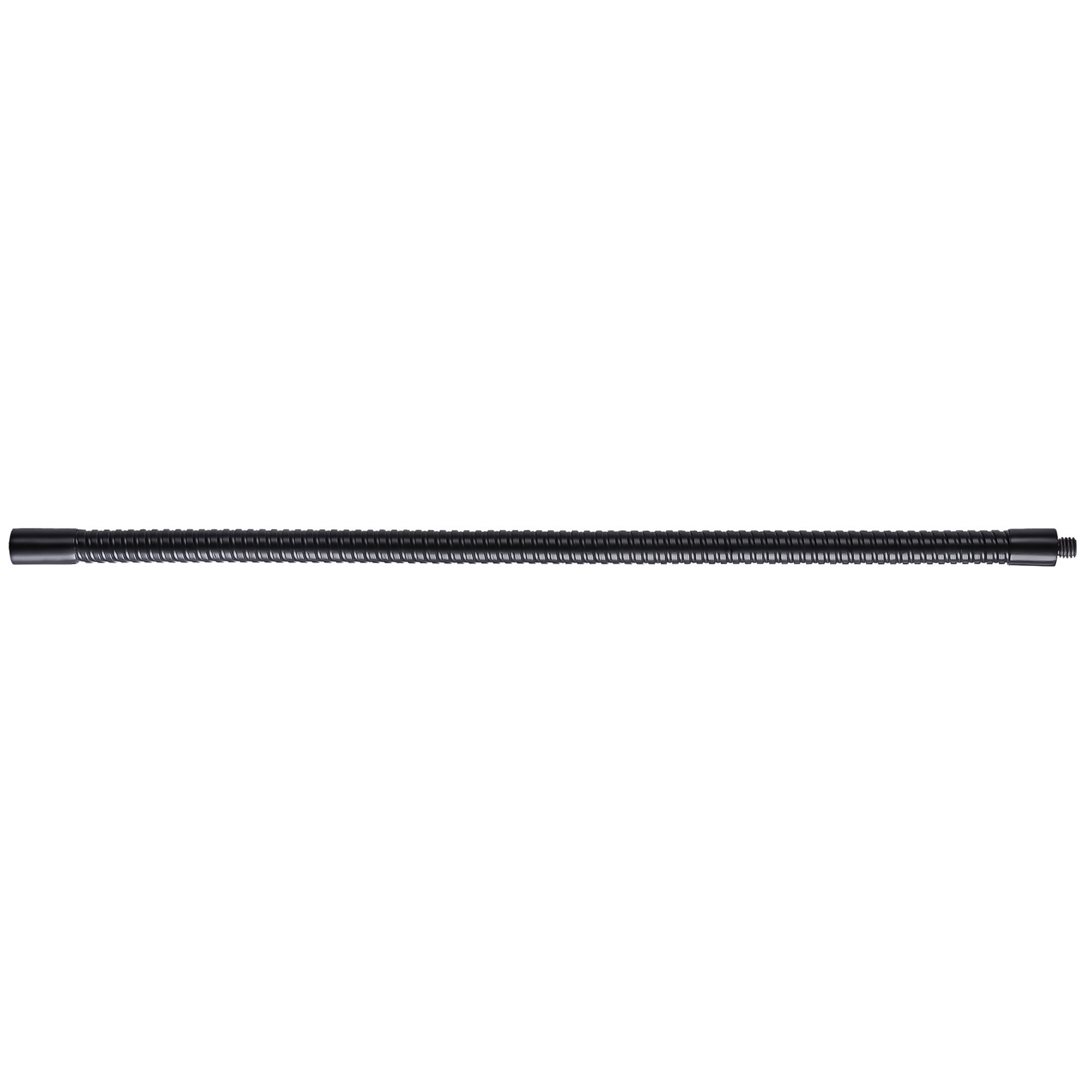 König & Meyer 22280 - gooseneck (GOOSENECK) 3/8'' external-internal menettel, 15x450 mm, black