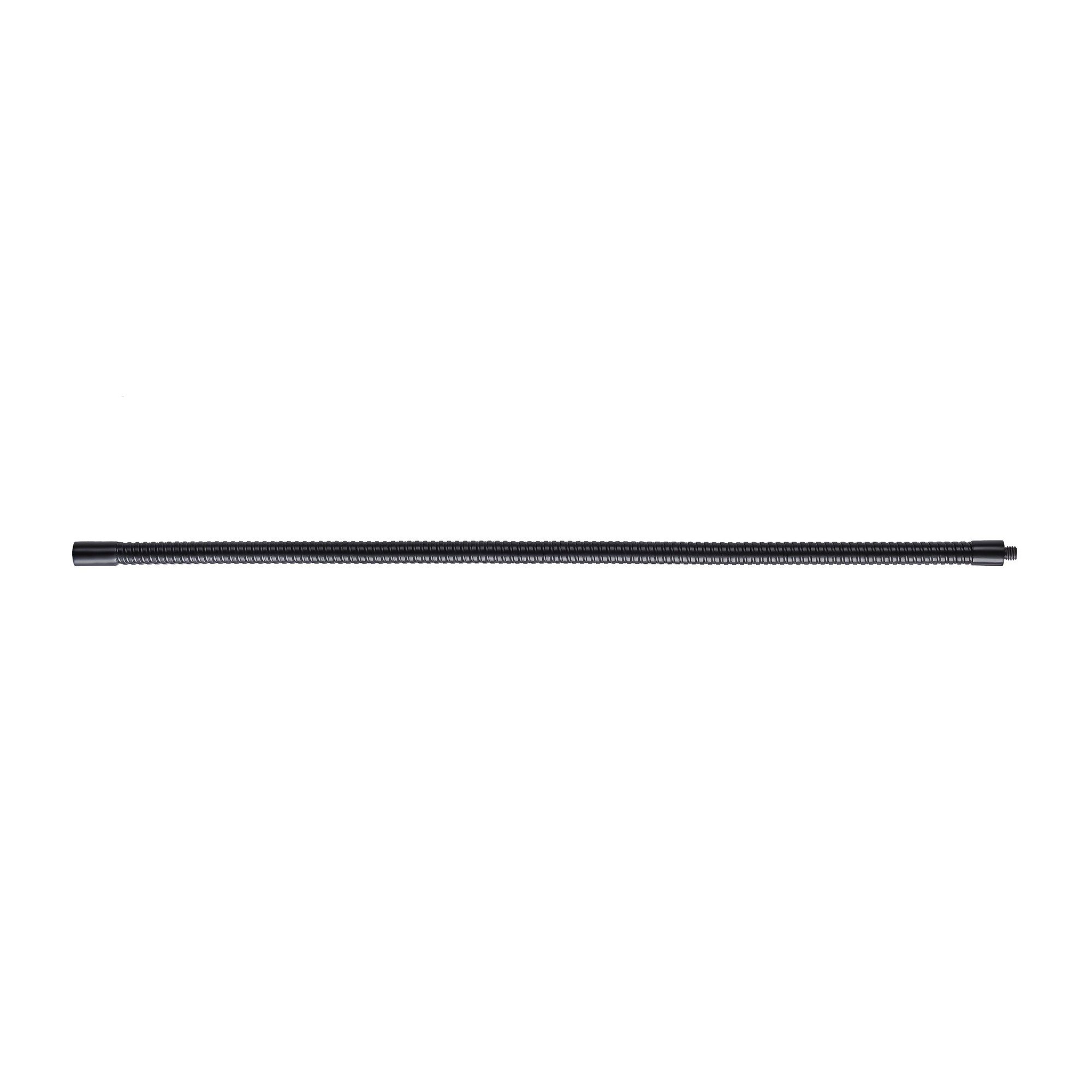 König & Meyer 22290 - gooseneck (GOOSENECK) 3/8'' external-internal menettel, 15x600 mm, black
