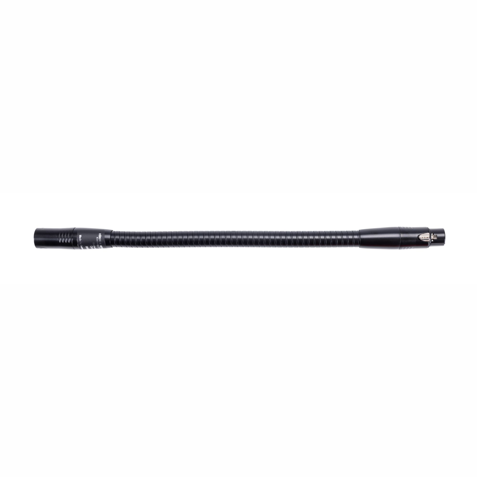 König & Meyer 23035 - gooseneck (GOOSENECK) NC3MX - NC3FX, 15x350 mm, black