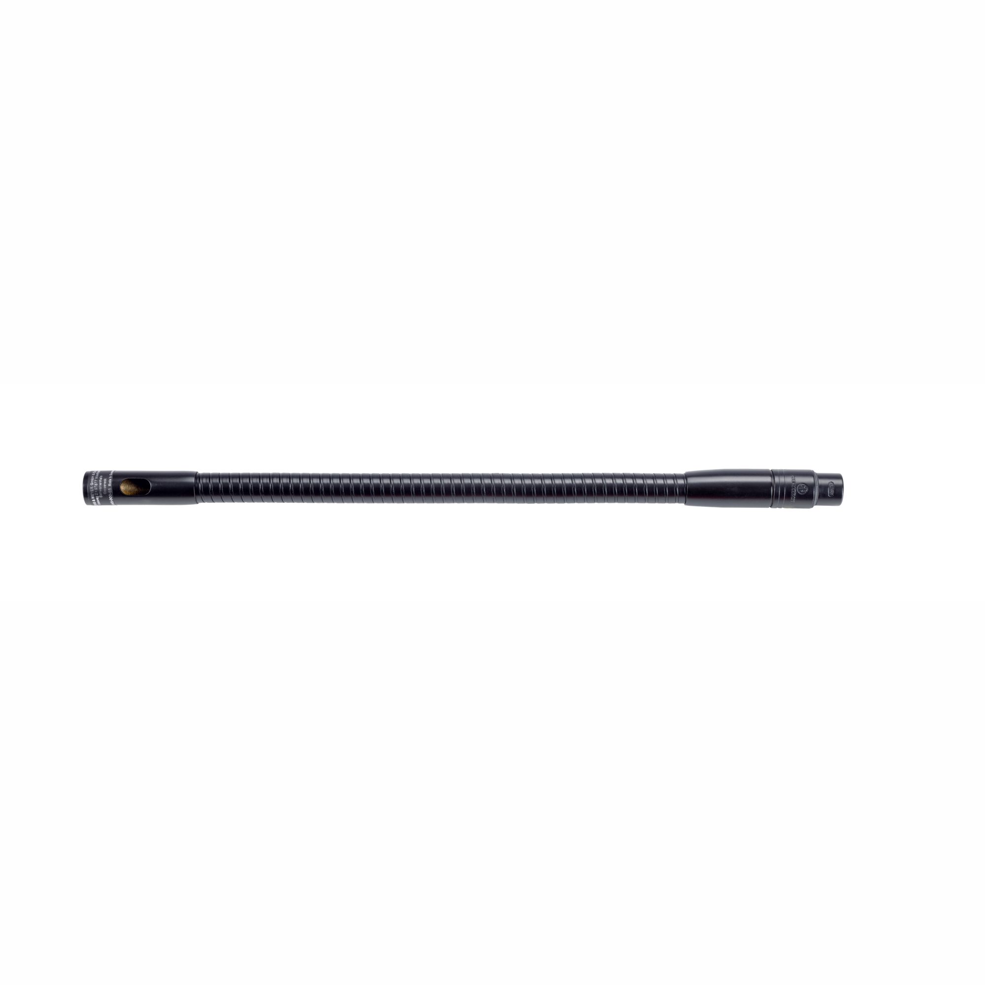 König & Meyer 23045 - gooseneck (GOOSENECK) 3/8'' - NC3FX, 15x350 mm, black