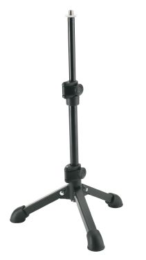 König & Meyer 23150 - microphone stand, desktop, 3 lábú folding, 3/8''-os with screw, black