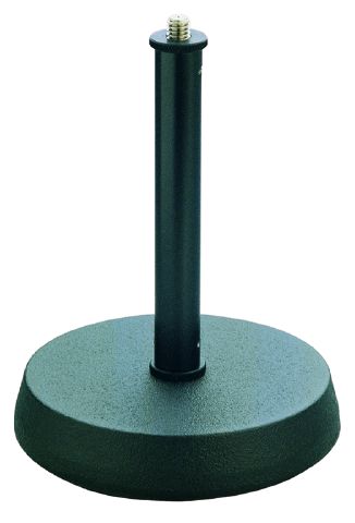 König & Meyer 232 - microphone stand, desktop, 3/8'' with screw, hangelnyelő alap, black