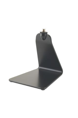 König & Meyer 23250 - microphone stand, desktop, 3/8'' with screw, logózható, hangelnyelő alap, black