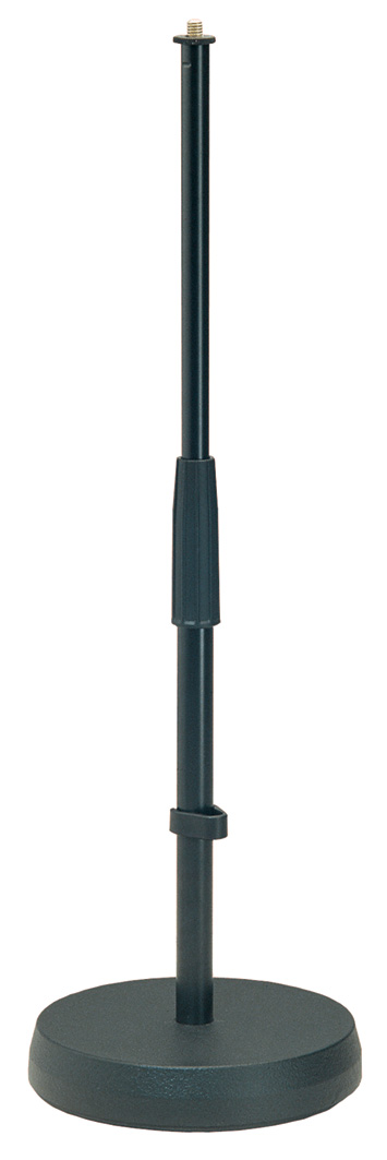 König & Meyer 233 - desktop / padló microphone stand, heavy cast iron base, black
