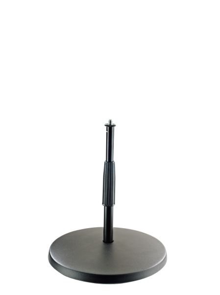 König & Meyer 23320 - desktop / padló microphone stand low - nagy cast iron base, black