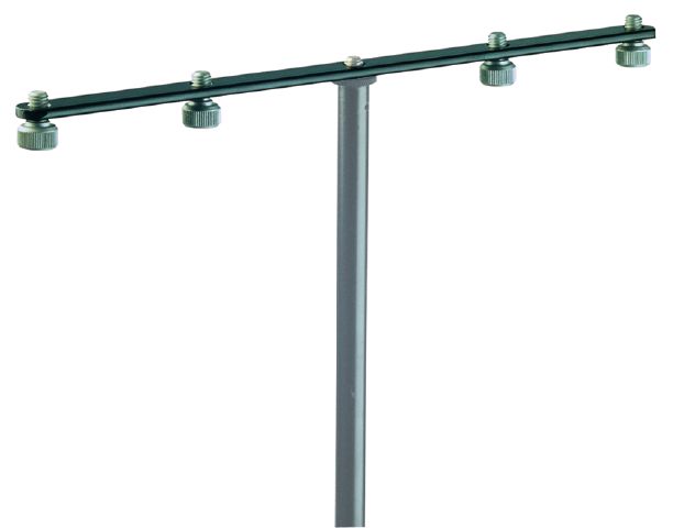 König & Meyer 236 - microphone holder négyes, 3/8'' with screw, black