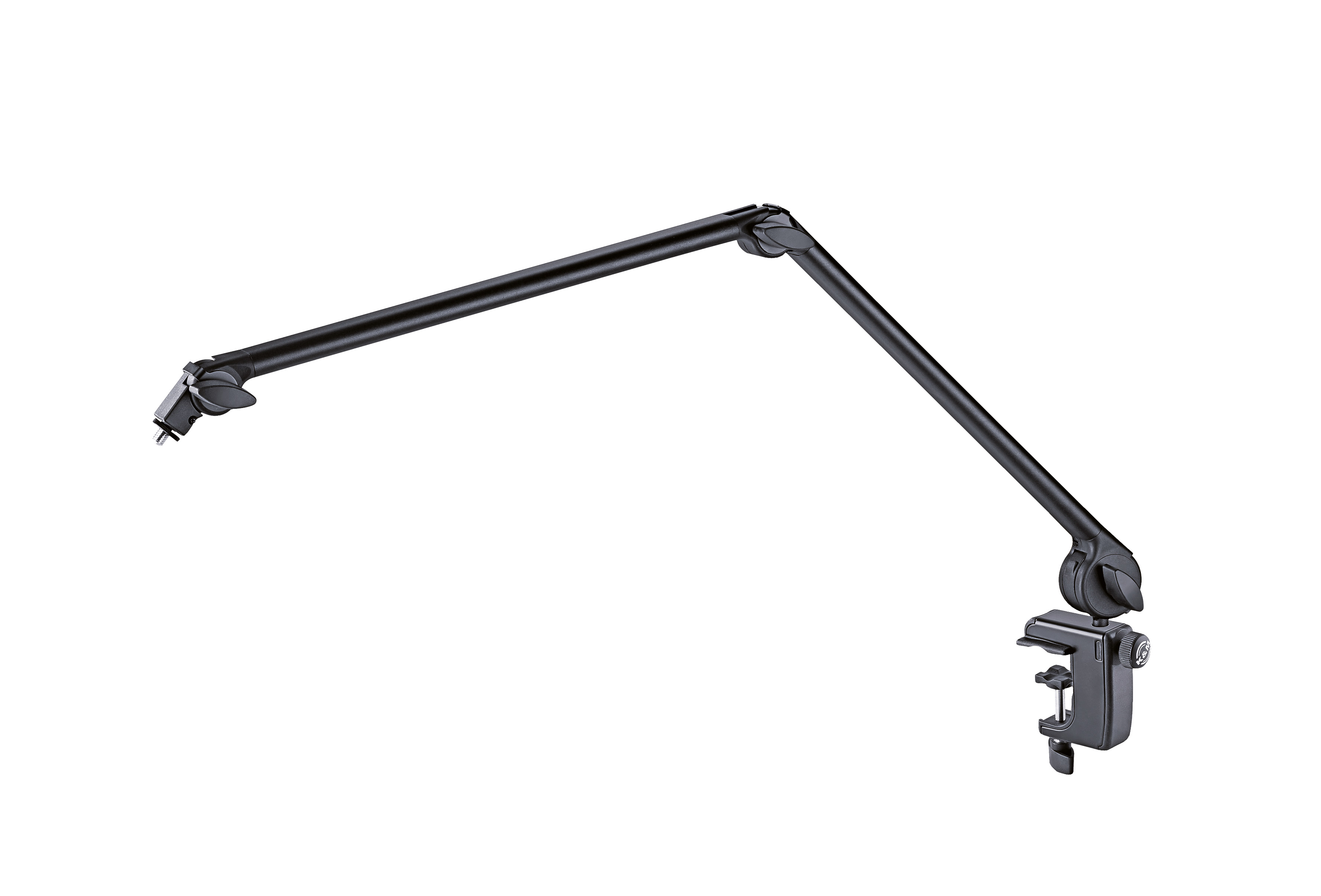König & Meyer 23865 - microphone desktop arm, 3/8", or 5/8" menetes, load: 1,5 kg, black