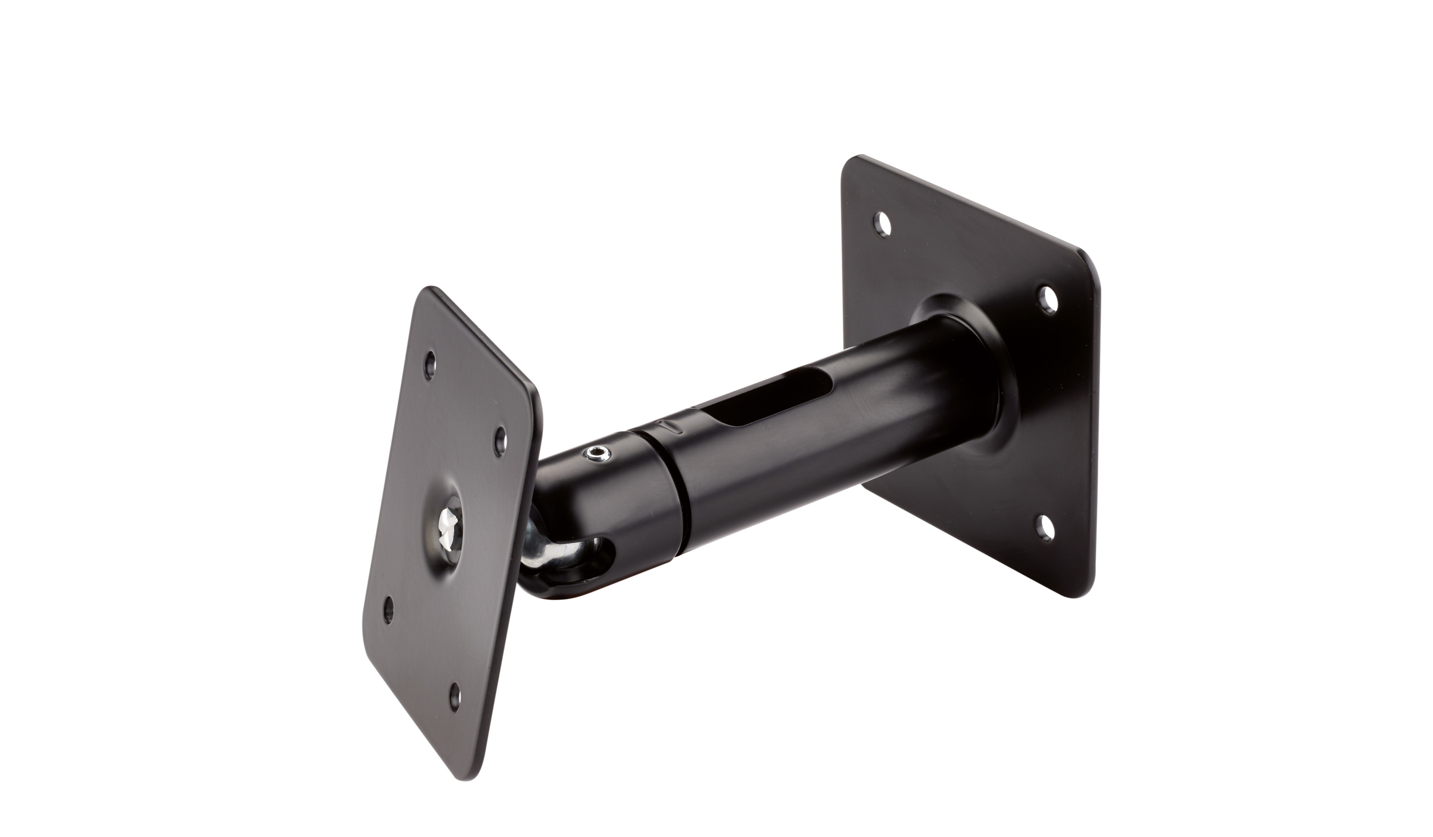 König & Meyer 24185 - wall-mount speaker mount, falra, plafonra, 180-fokban rotatable szerelőlemezzel, 8 kg-ig terhelhető, black