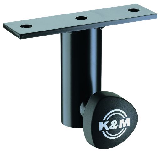 König & Meyer 24281 - adapter, becsavarható speaker for stand, diameter: 35 mm, 2 fúrt lukkal, black