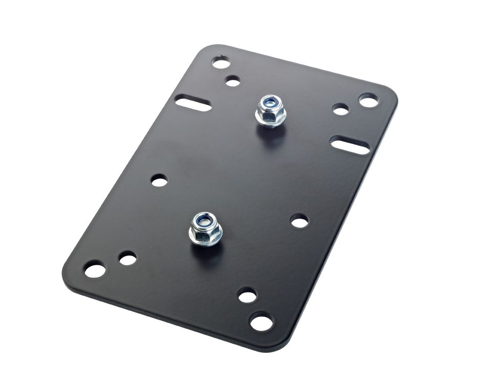 König & Meyer 24352 - adapter panel 1 speaker mount for stand, universal standing formátumú, black