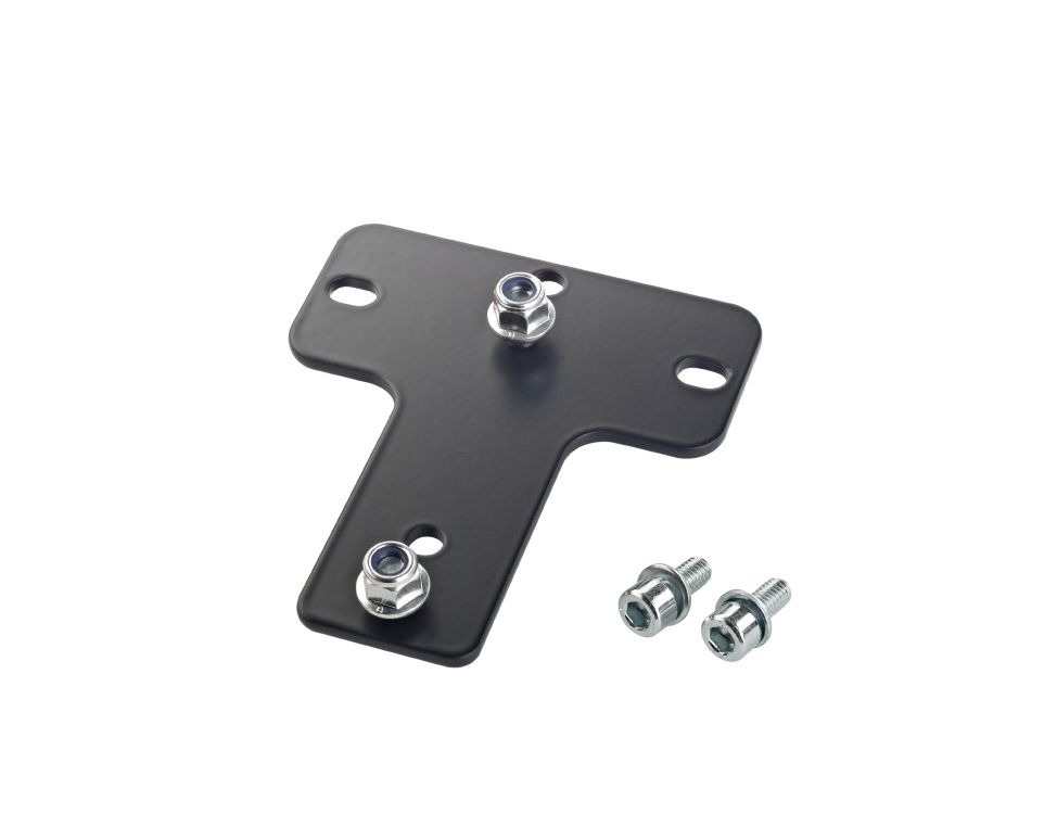 König & Meyer 24359 - adapter panel 6 speaker mount for stand, standing/fekvő "T" forma, white (Genelec 8000 sorozathoz)