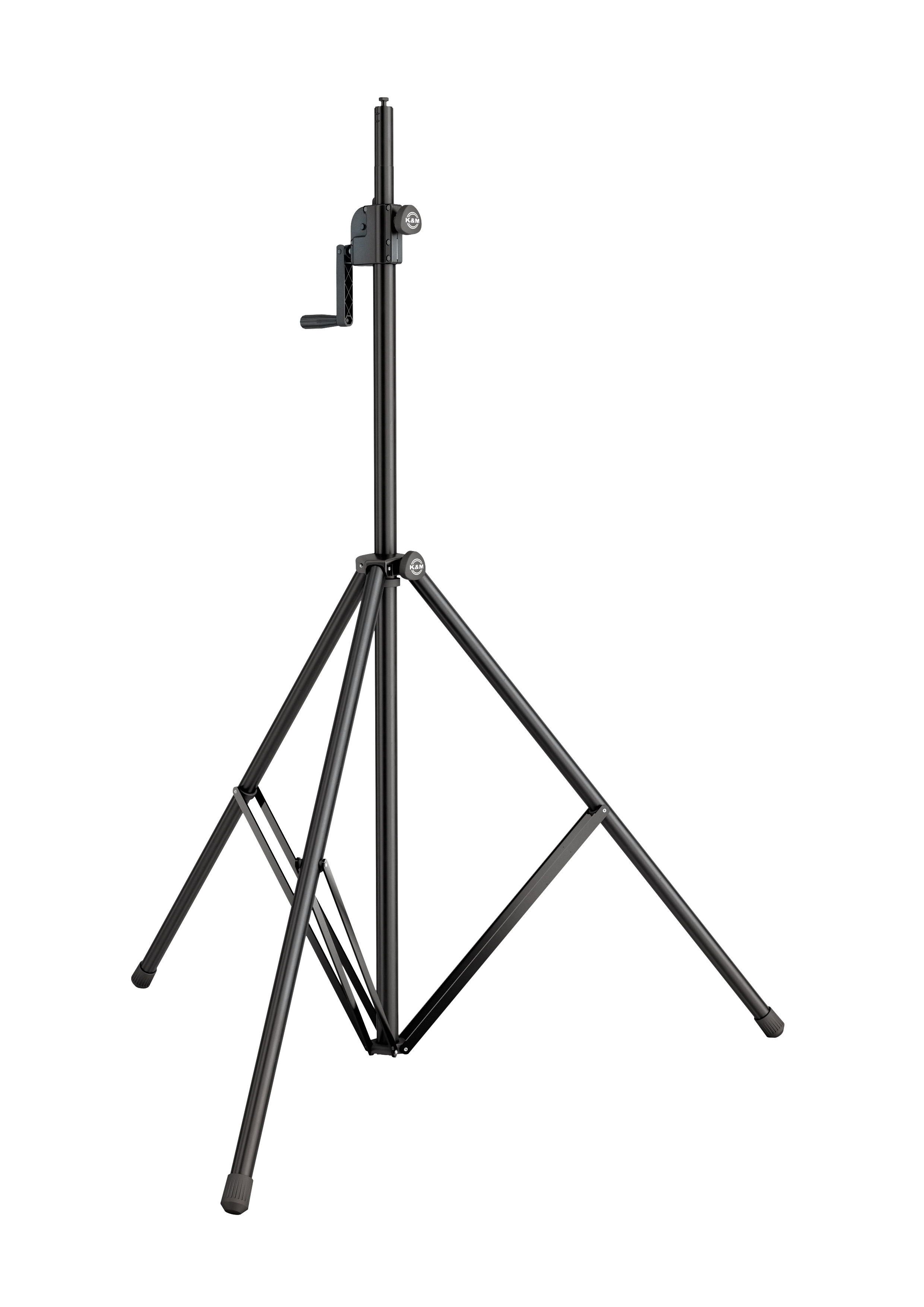 König & Meyer 24615 - világítá - speaker stand, hajtókarral 3 m-íg emelhető, aluminium