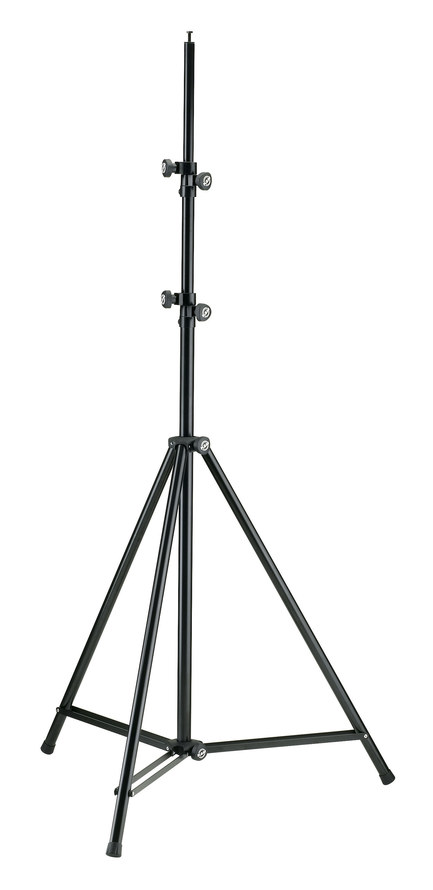 König & Meyer 24640 - lighting stand - 4 m high, with 3-piece stem, M10 with screw, black