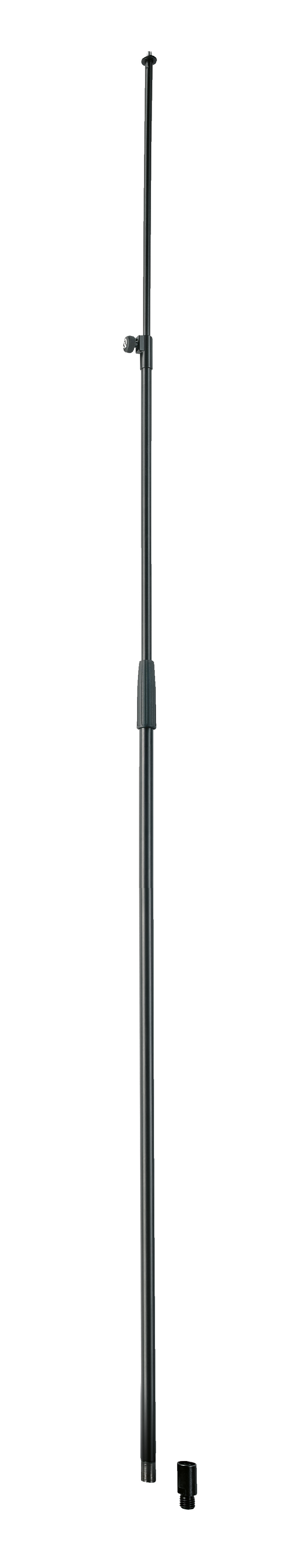König & Meyer 26007 - microphone stand oszlop a 26009 and a 267** steel talpakkal for használathoz, max. 3,15 m., black