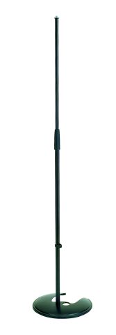 König & Meyer 26045 - microphone stand talpas - egymásra sorolható, stage stand, noise filter gumival, black