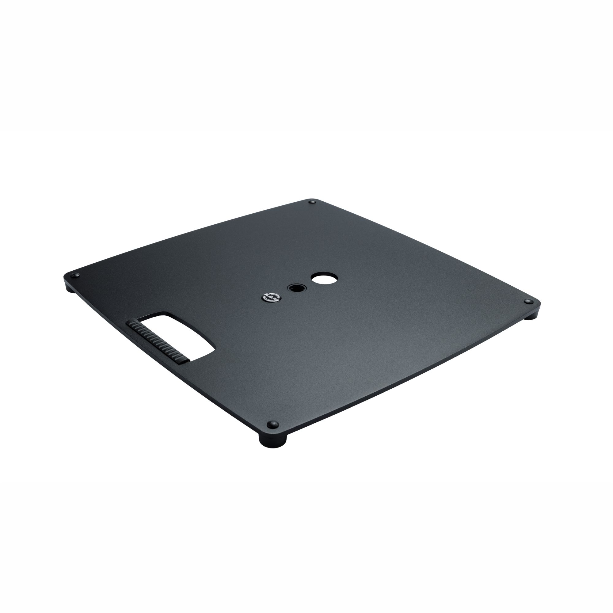 König & Meyer 26712 - állványtalp, M méret - 489 x 489 mm, 1 x M20-as menettel, fekete